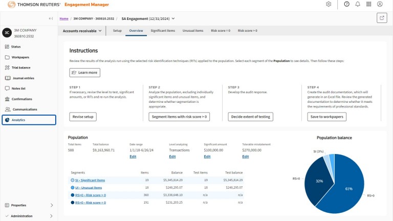 Audit Intelligence - analyze