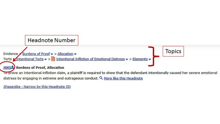 Headnotes